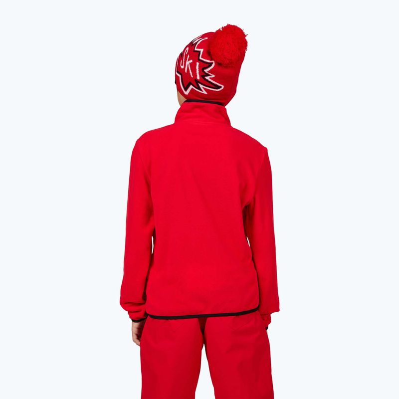 Dětská mikina Rossignol Jr Strawpile Fleece Fz sports red 3