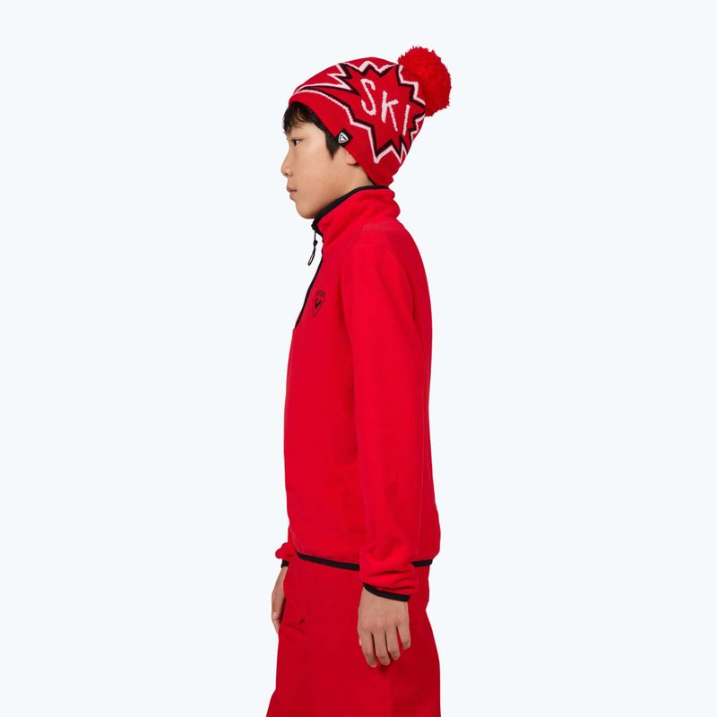 Dětská mikina Rossignol Jr Strawpile Fleece Fz sports red 4