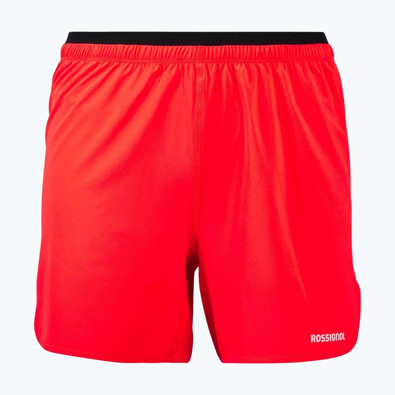 Pánské běžecké šortky Rossignol Sapa 5" neon red 9
