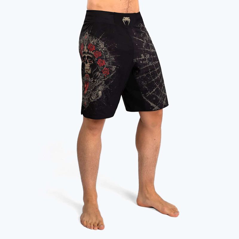 Pánské šortky Venum Santa Muerte 5.0 Men’S Fight Shorts deep black/gold