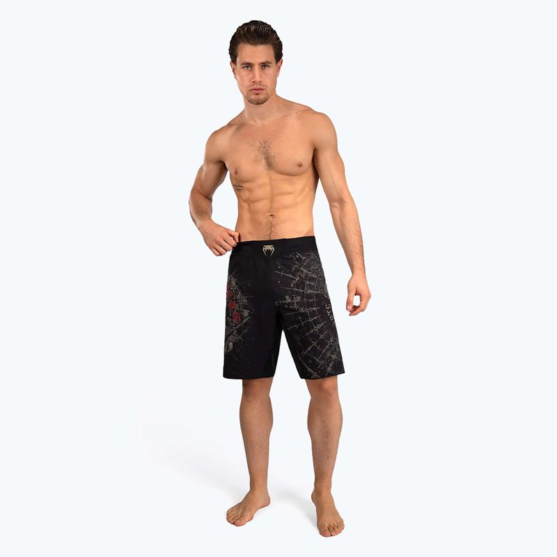 Pánské šortky Venum Santa Muerte 5.0 Men’S Fight Shorts deep black/gold 2