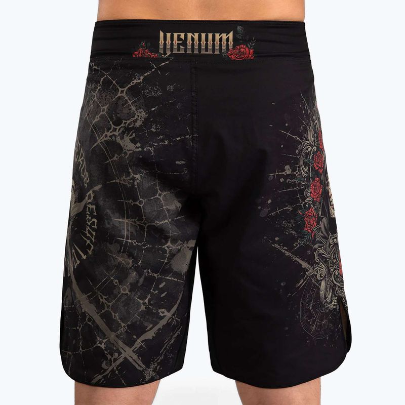 Pánské šortky Venum Santa Muerte 5.0 Men’S Fight Shorts deep black/gold 3