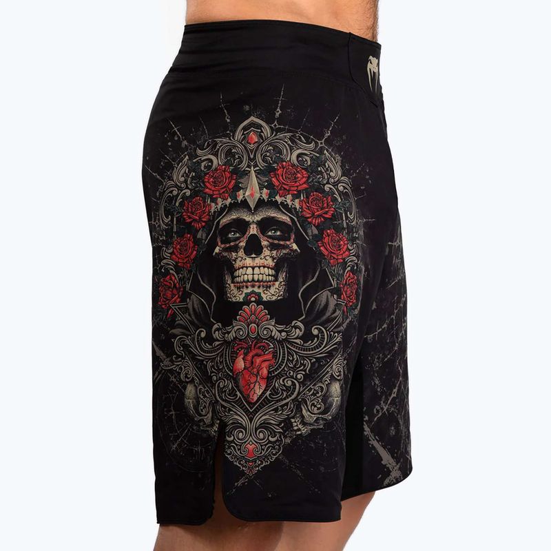 Pánské šortky Venum Santa Muerte 5.0 Men’S Fight Shorts deep black/gold 6