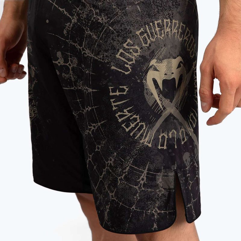 Pánské šortky Venum Santa Muerte 5.0 Men’S Fight Shorts deep black/gold 7