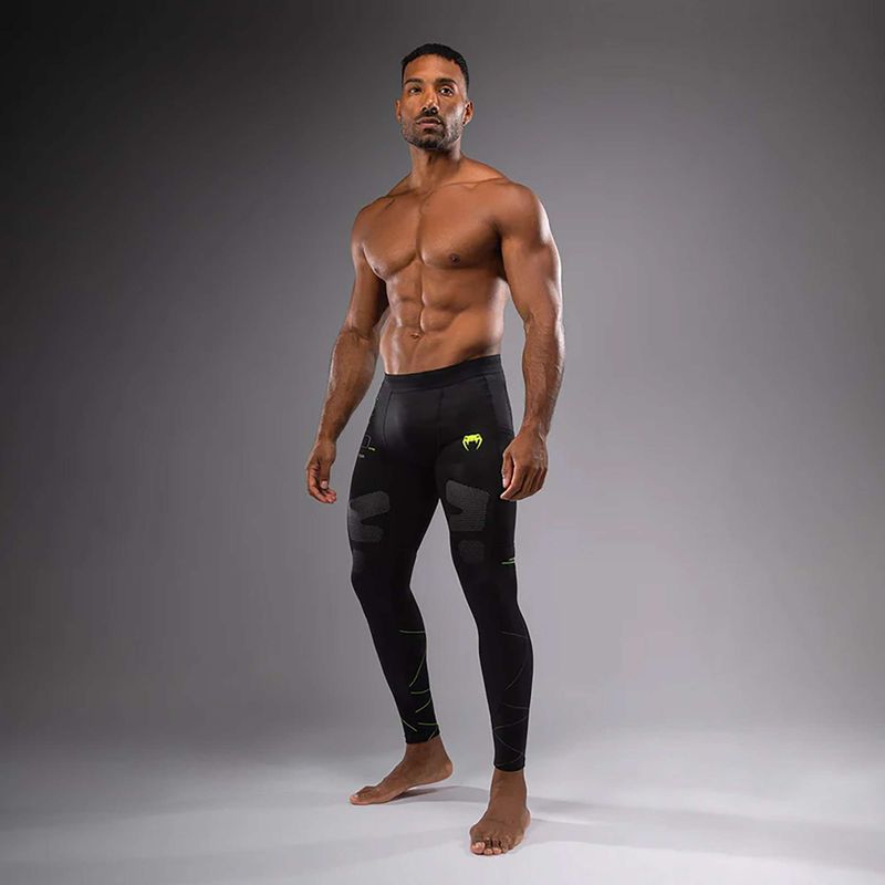 Pánské tréninkové legíny Venum Training Camp 4.0 black/neo green  2