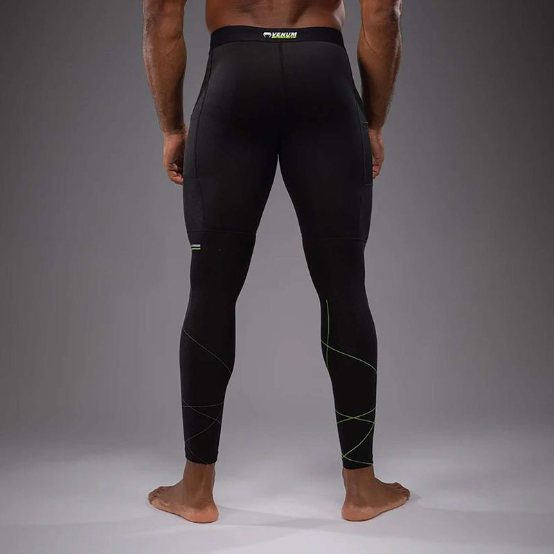 Pánské tréninkové legíny Venum Training Camp 4.0 black/neo green  3