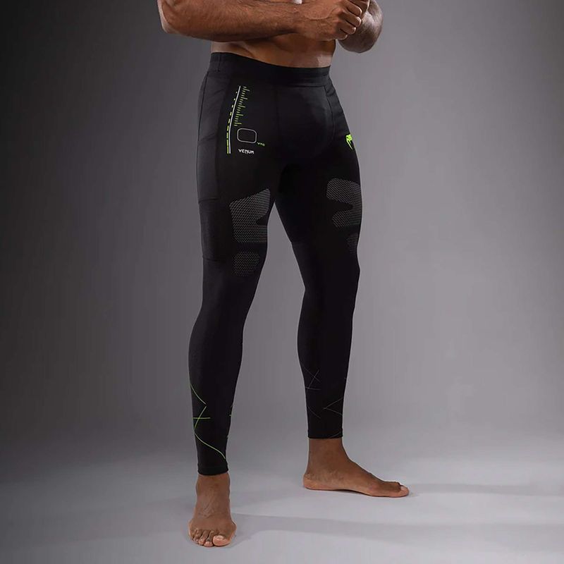 Pánské tréninkové legíny Venum Training Camp 4.0 black/neo green  5