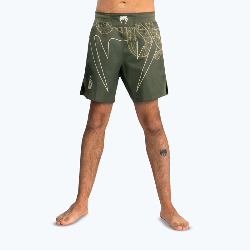 Pánské tréninkové šortky Venum Serpenti Fight khaki/bronze/ivory