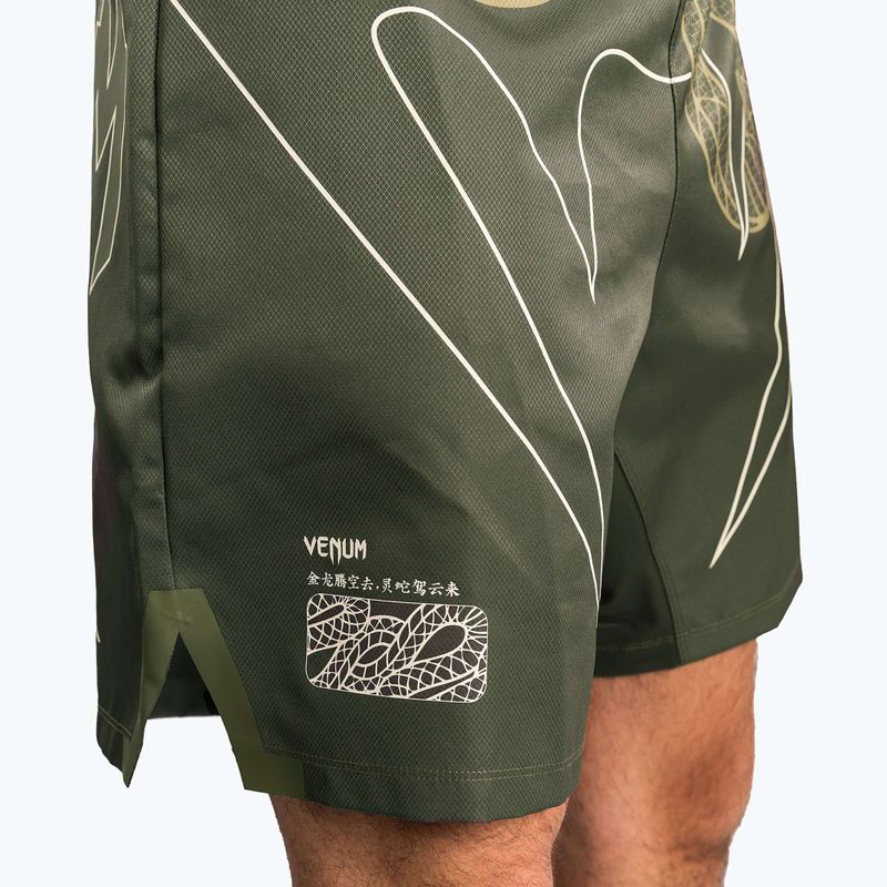 Pánské tréninkové šortky Venum Serpenti Fight khaki/bronze/ivory 6