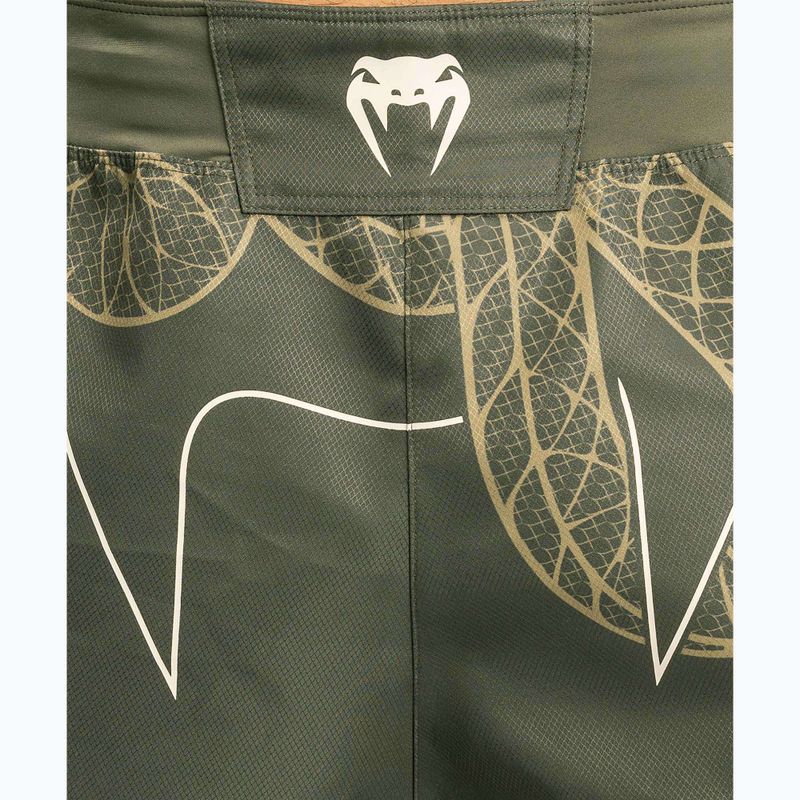 Pánské tréninkové šortky Venum Serpenti Fight khaki/bronze/ivory 7