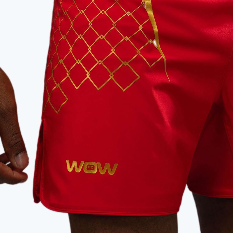 Pánské tréninkové šortky Venum X WOW FC fury red/gold 7