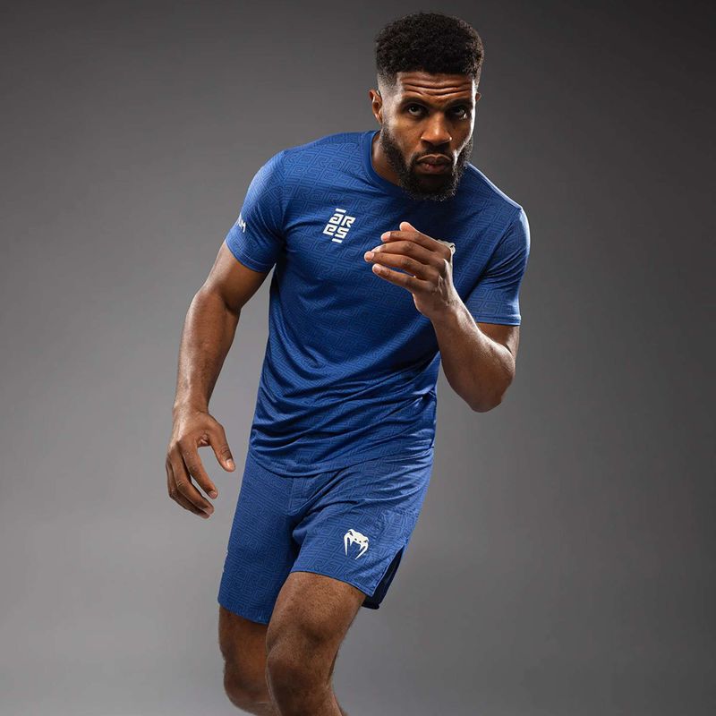 Pánské tréninkové tričko Venum X Ares 2.0 Dry Tech royal blue 2