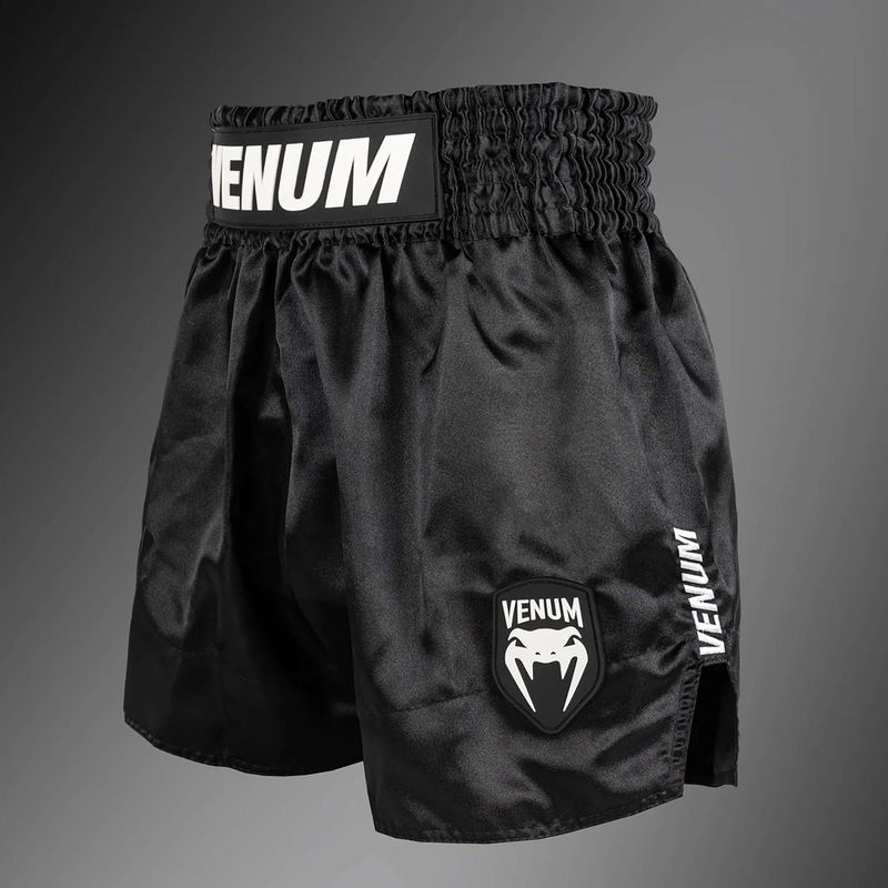 Pánské tréninkové šortky Venum Classic Evo Muay Thai black/white 3