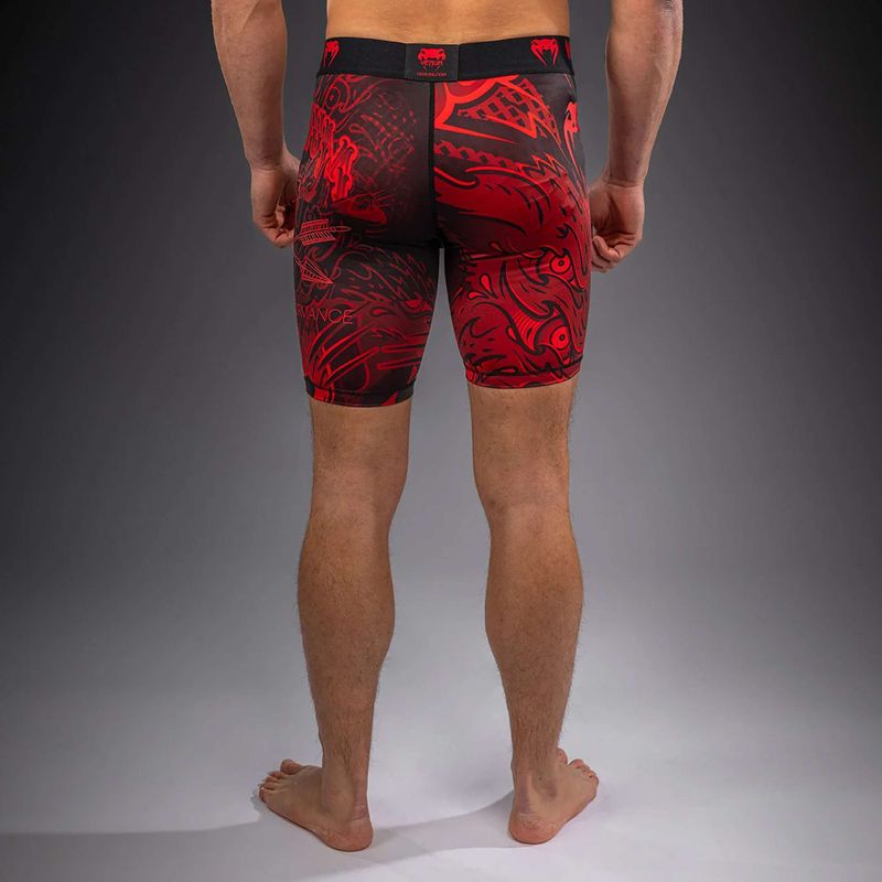 Pánské tréninkové šortky Venum Wolf Attack Vale Tudo Shorts black/red 3