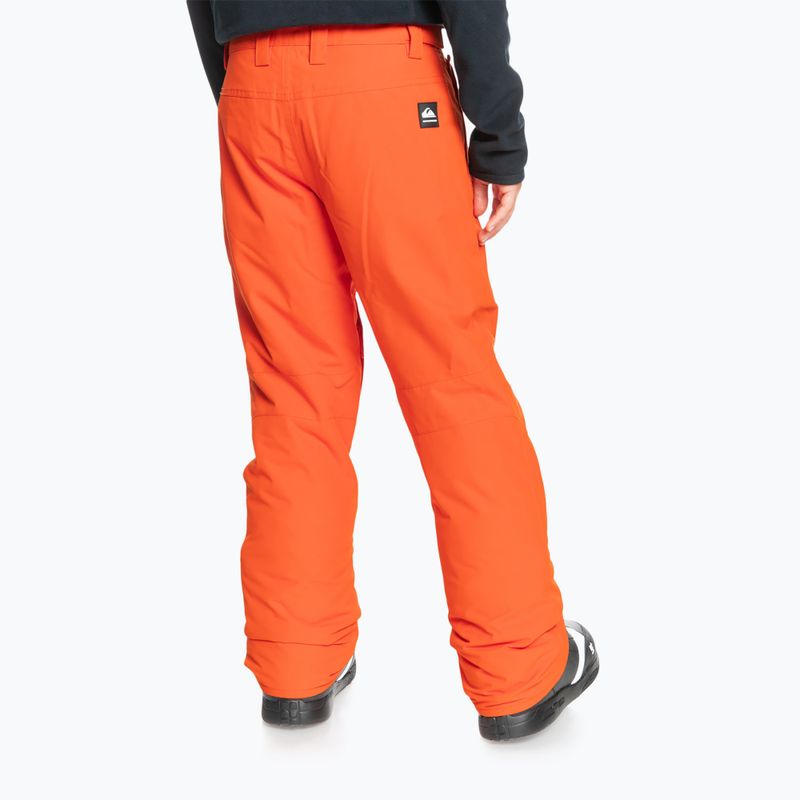 Dětské snowboardové kalhoty Quiksilver Estate oranžové EQBTP03033 3