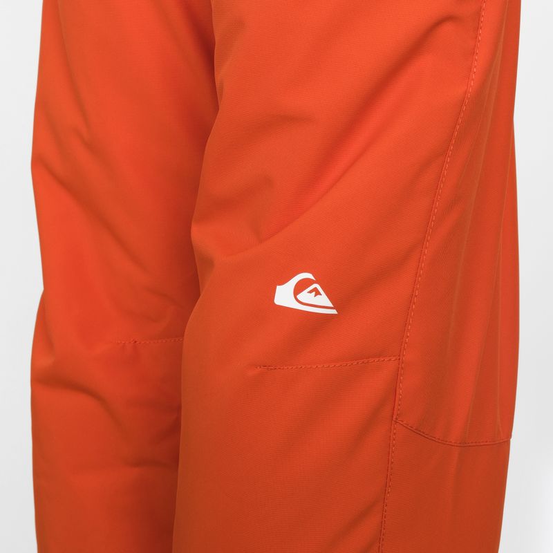 Dětské snowboardové kalhoty Quiksilver Estate oranžové EQBTP03033 9