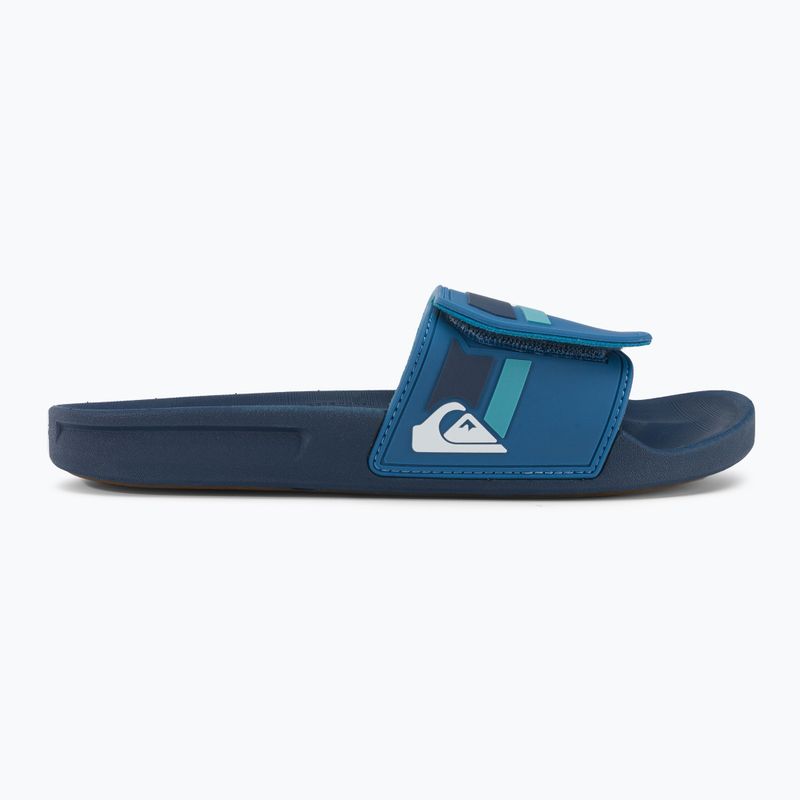 Pánské žabky Quiksilver Rivi Slide Adjust blue/blue/green 2
