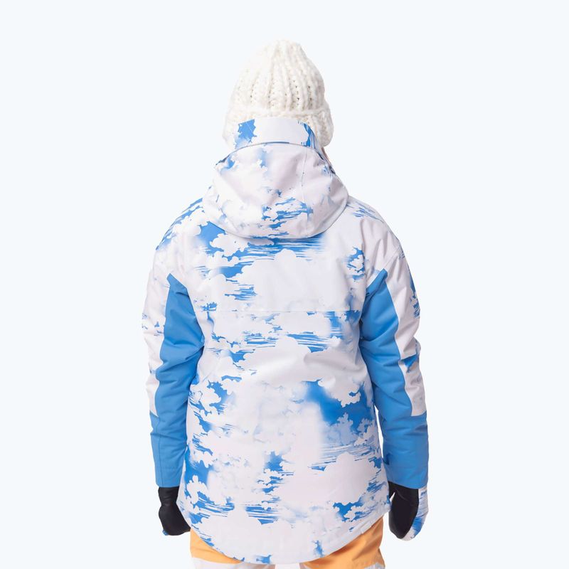 Dámská snowboardová bunda ROXY Chloe Kim azure blue clouds 3