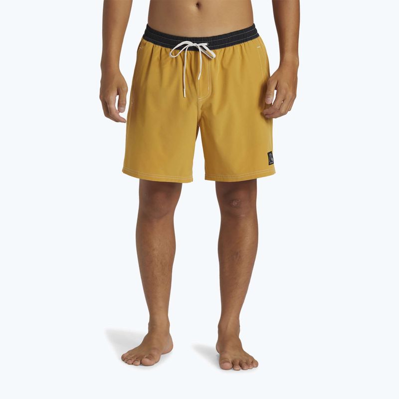 Pánské plavecké šortky Quiksilver Original Straight 17 mustard