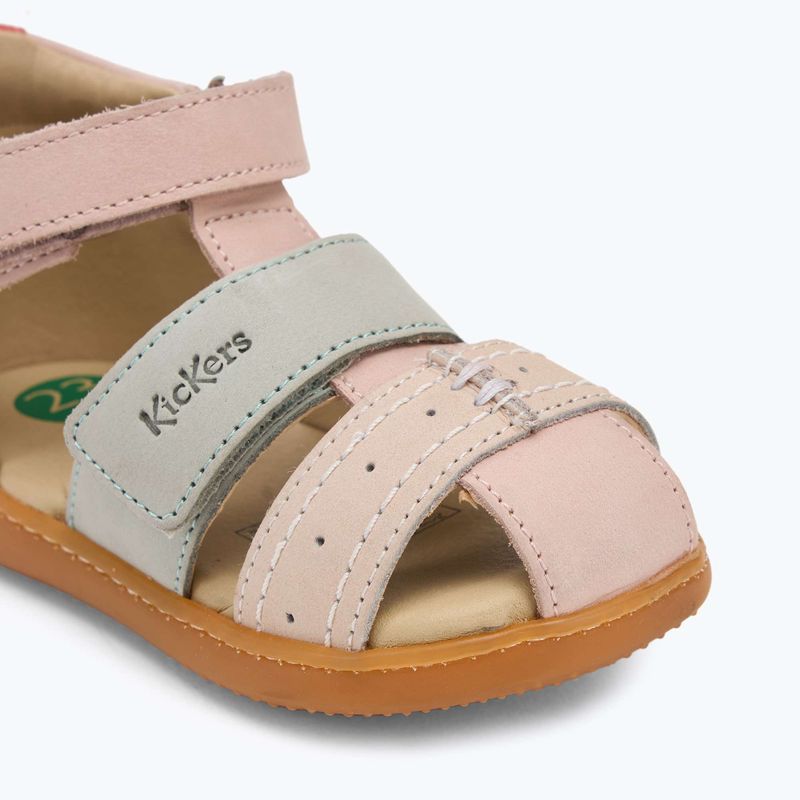 Dětské sandály Kickers Kick Bazar light pink/multicolor 7