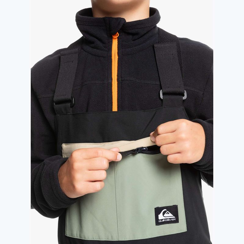 Dětské snowboardové kalhoty Quiksilver Mash Up Bib true black 6