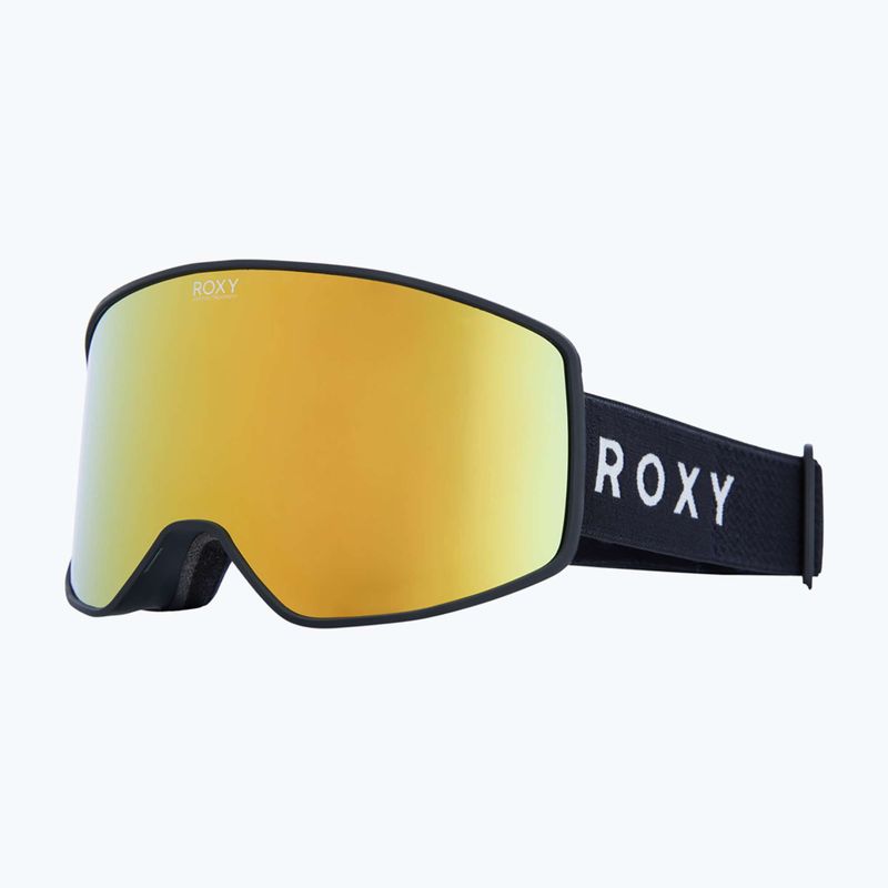 Dámské snowboardové brýle ROXY Storm W black/clux ml pink gold 5