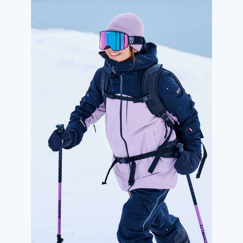 Dámské snowboardové brýle ROXY Storm W black/clux ml pink gold 8