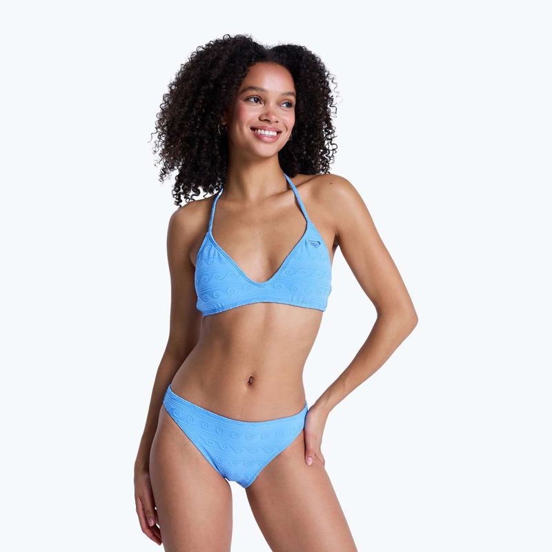 Spodní díl plavek ROXY Paradise Wave Moderate silver lake blue make a splash 3