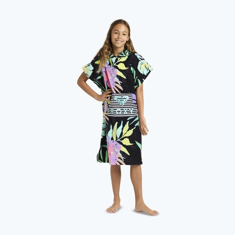Dětské pončo ROXY RG Stay Magical Printed anthracite aquarella active rg 3