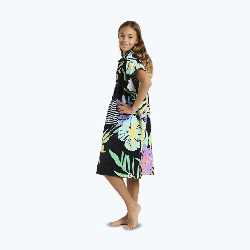 Dětské pončo ROXY RG Stay Magical Printed anthracite aquarella active rg 4