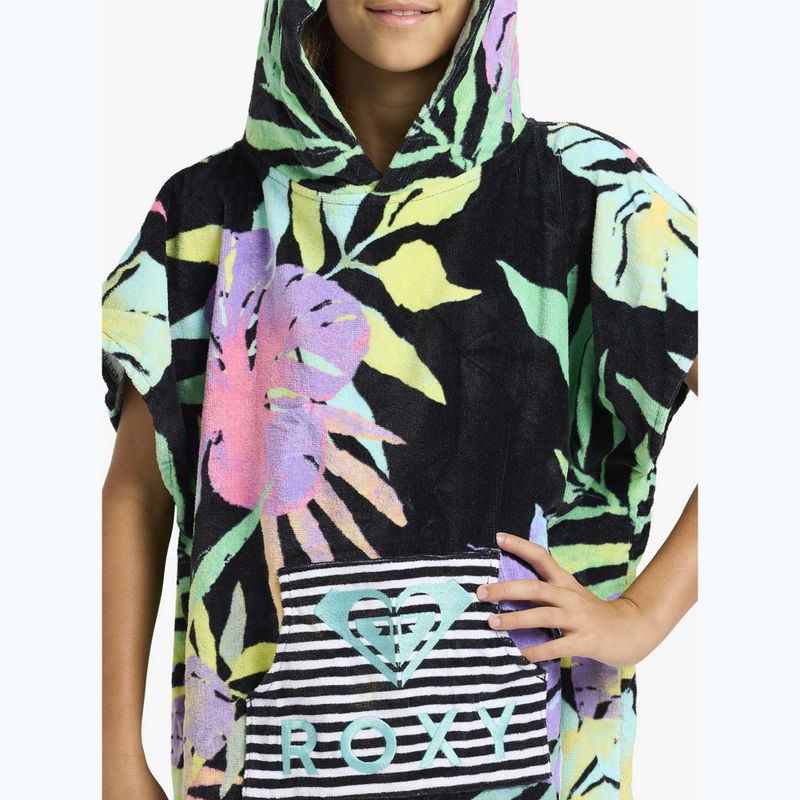 Dětské pončo ROXY RG Stay Magical Printed anthracite aquarella active rg 5
