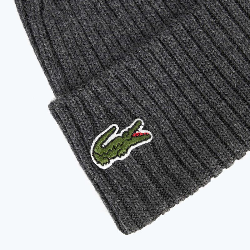 Zimní čepice Lacoste RB0001 pitch chine 3