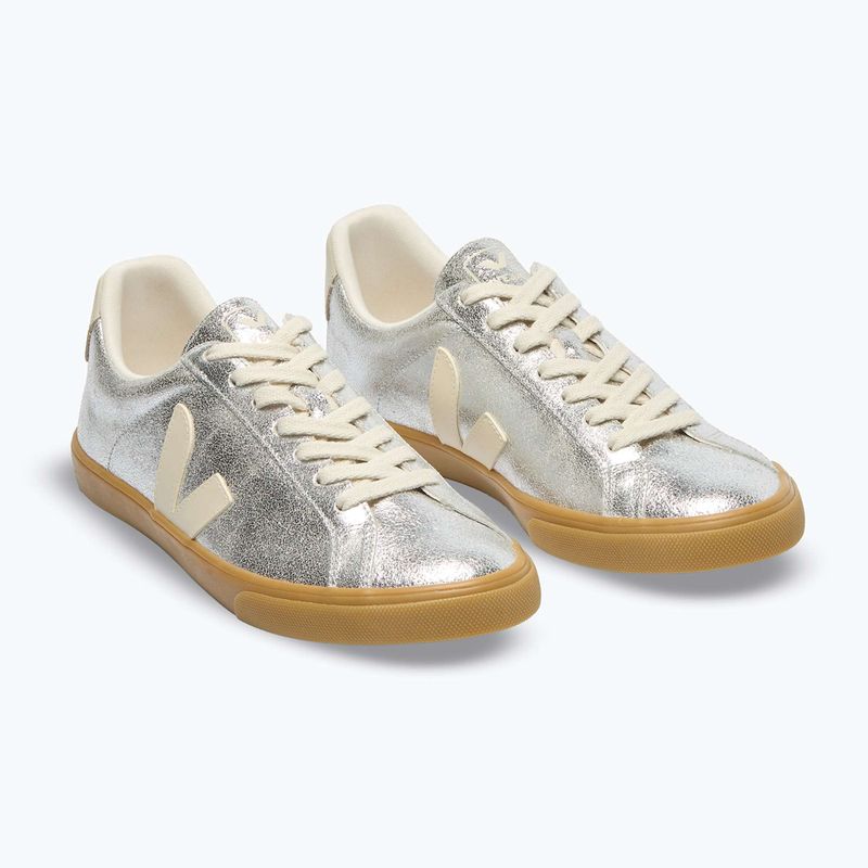 Dámské boty VEJA Esplar Logo silver/pierre/natural 8