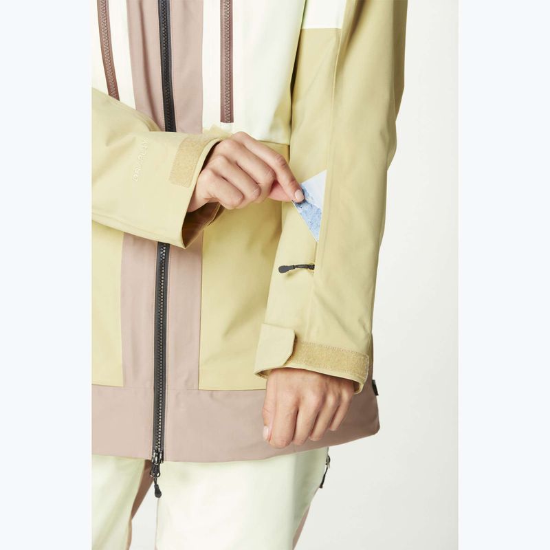 Dámská lyžařská bunda Picture Haakon roebuck / lime / cream hemp 5