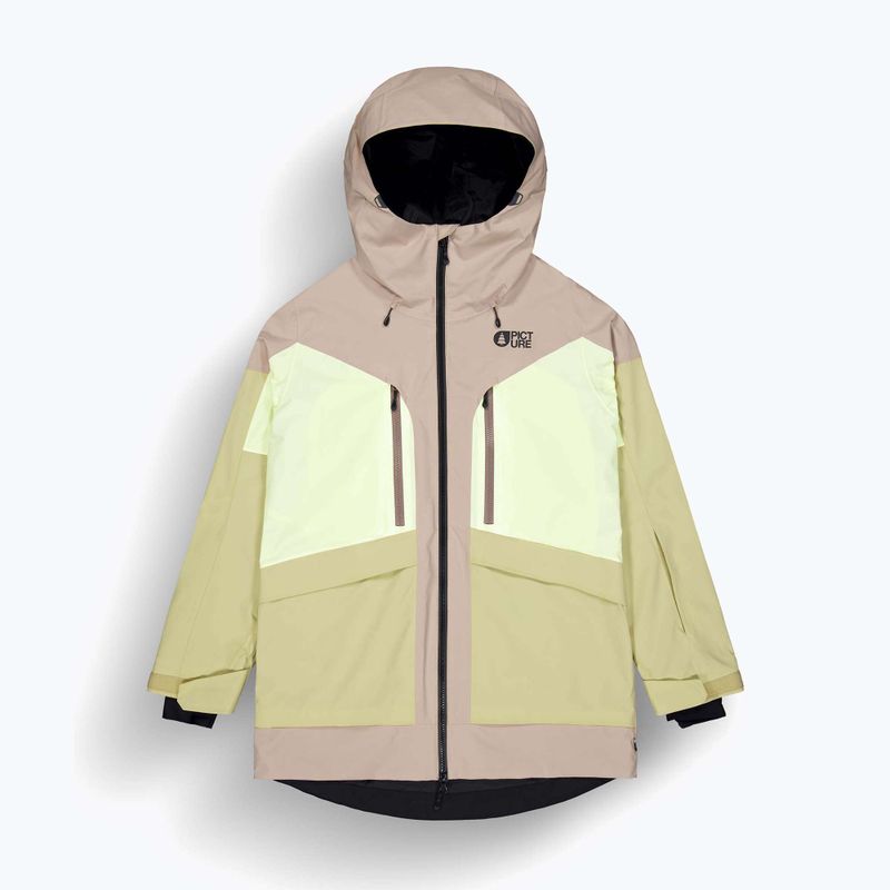 Dámská lyžařská bunda Picture Haakon roebuck / lime / cream hemp 7