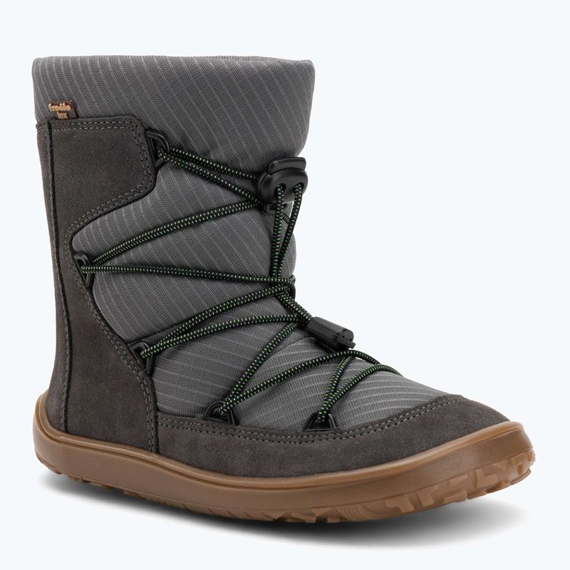 Dětské barefoot sněhule Froddo Tex Track Wool grey
