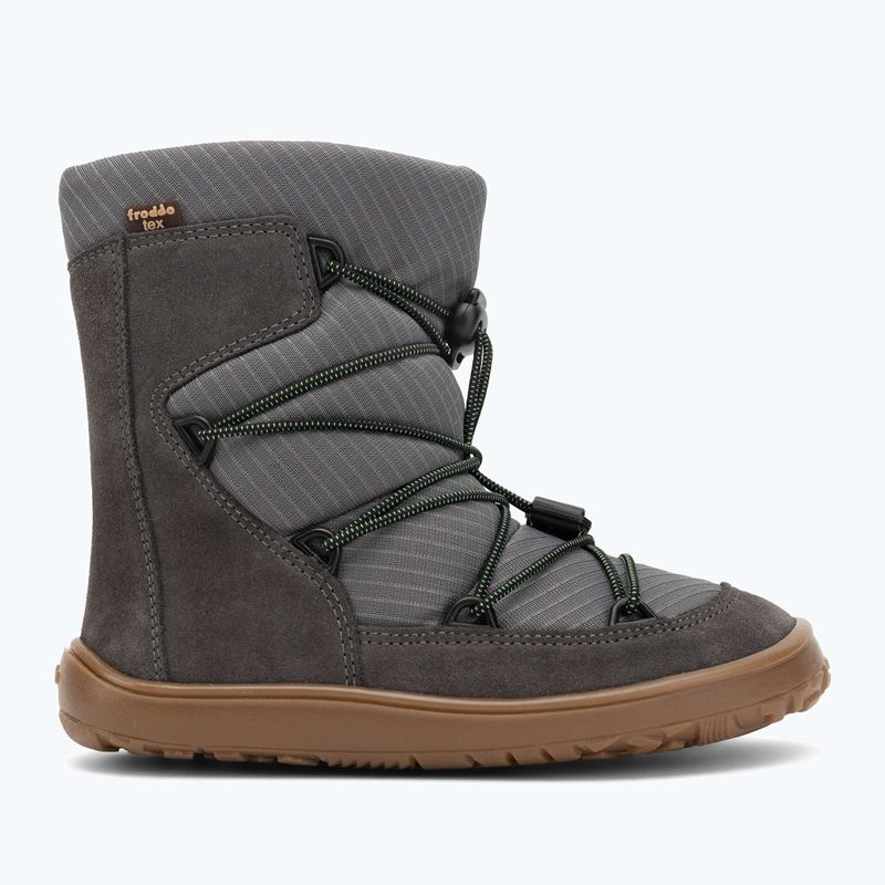 Dětské barefoot sněhule Froddo Tex Track Wool grey 2