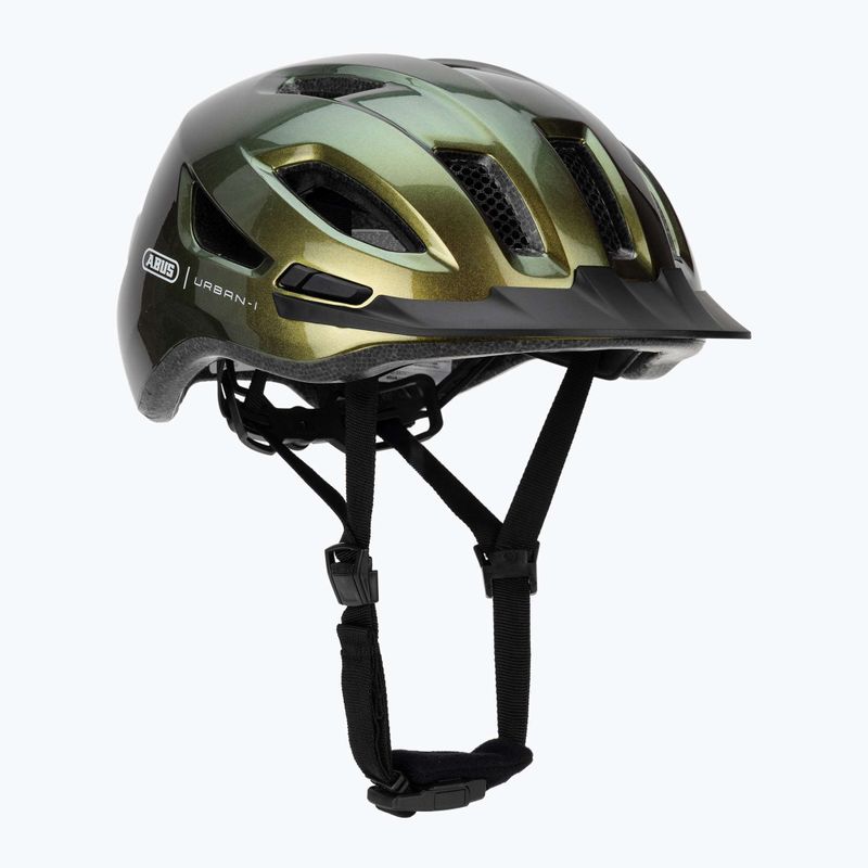 Cyklistická helma ABUS Urban-I 4.0 green pepper