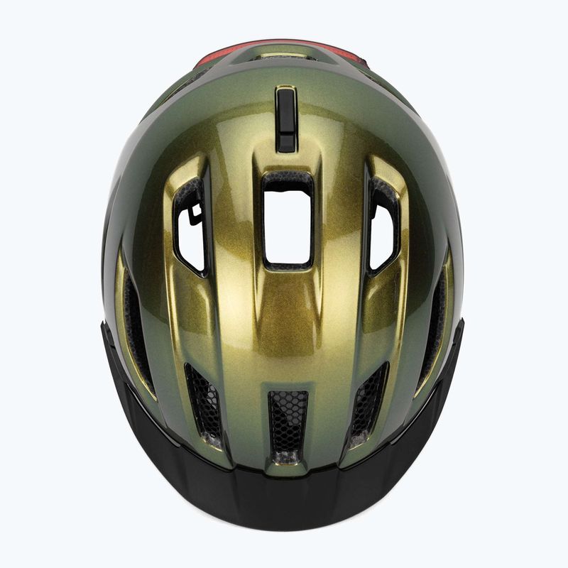 Cyklistická helma ABUS Urban-I 4.0 green pepper 6
