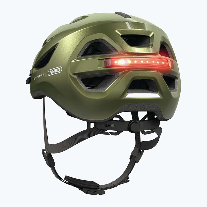 Cyklistická helma ABUS Urban-I 4.0 green pepper 14