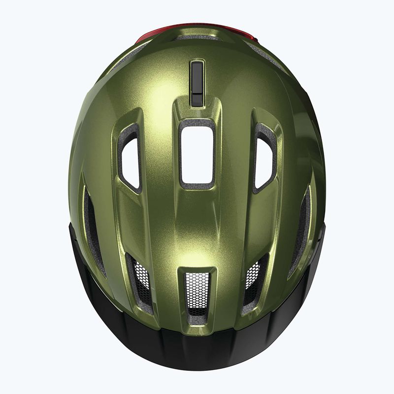 Cyklistická helma ABUS Urban-I 4.0 green pepper 17