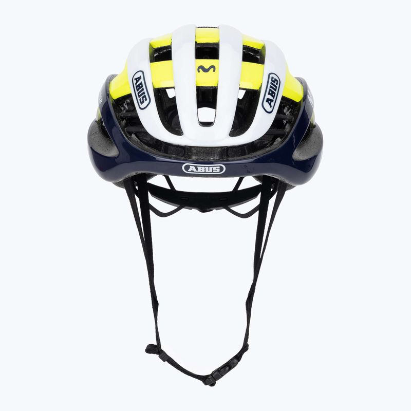 Cyklistická přilba ABUS AirBreaker Movistar Team 24 navy/yellow/white 2