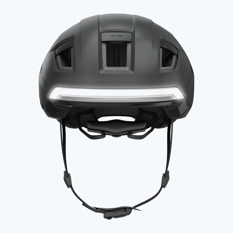 Cyklistická helma s blinkry ABUS Hyp-E volcano titan 5