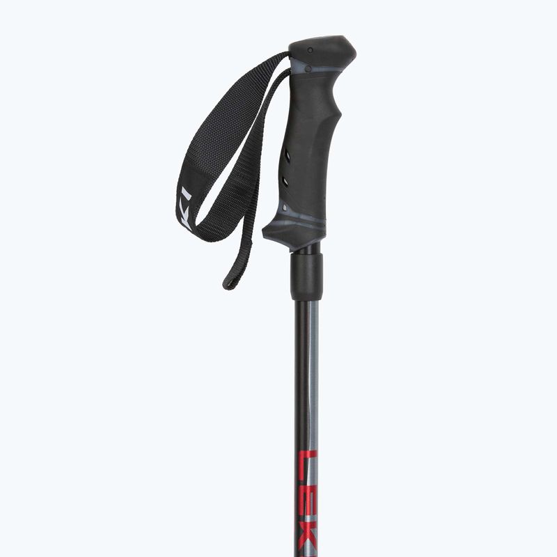 Lyžařské hole LEKI Hot Shot anodized black/eloxal gray/eloxal red 2