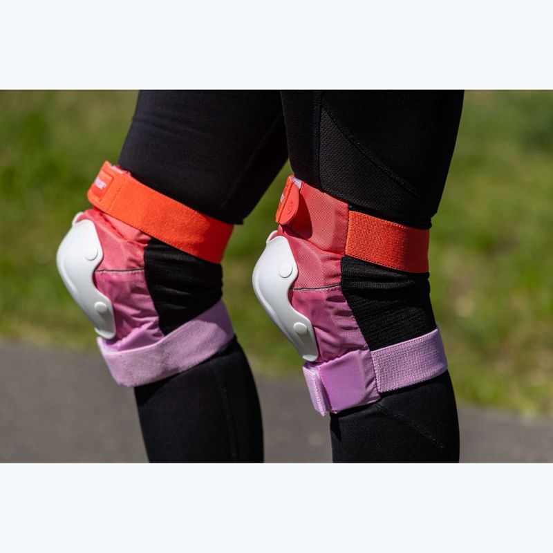 Sada chráničů Powerslide Standard Set red/pink 7