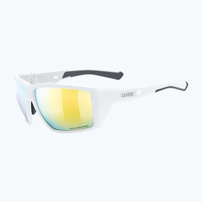 Sluneční brýle UVEX Mtn Venture CV white matte/mirror gold