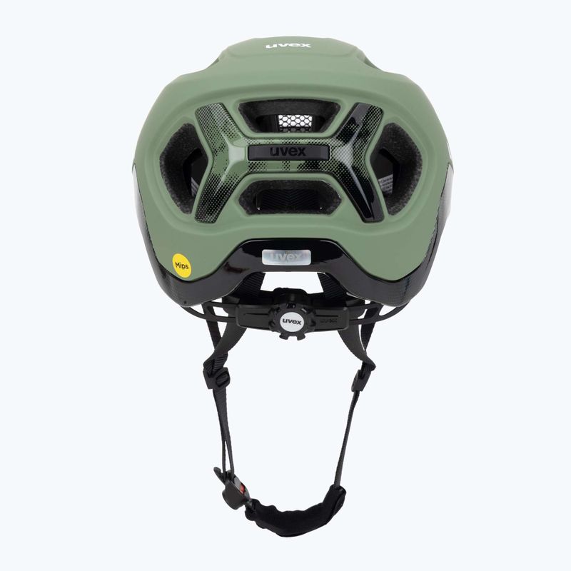 Cyklistická přilba UVEX React MIPS moss green/black matt 4
