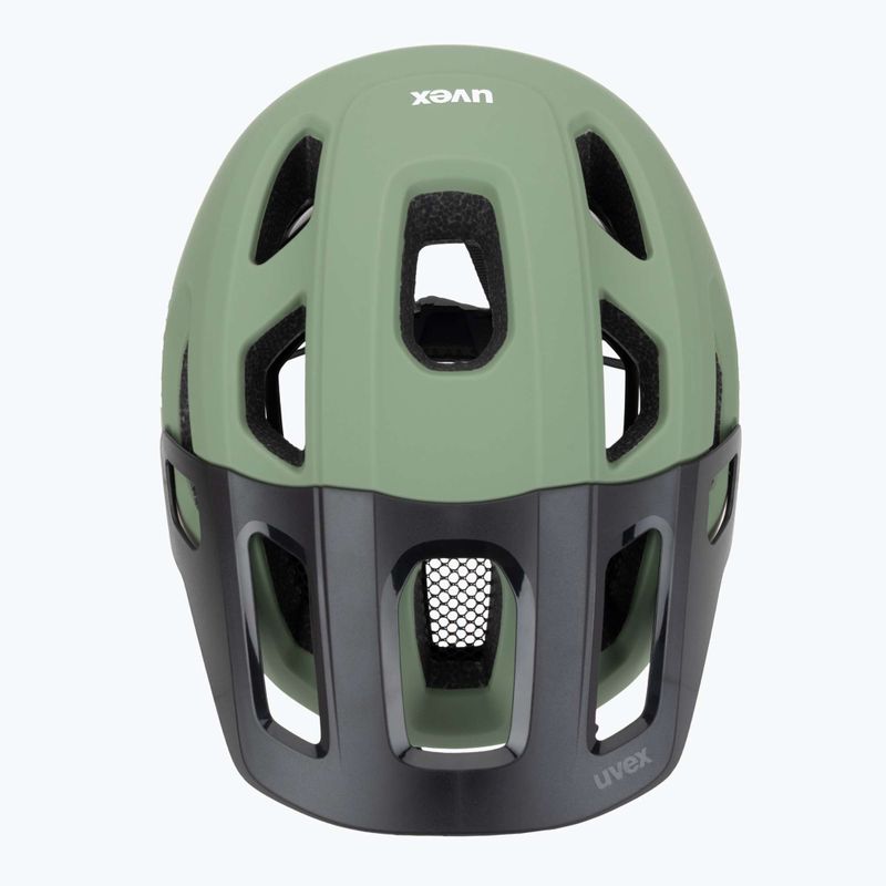 Cyklistická přilba UVEX React MIPS moss green/black matt 6
