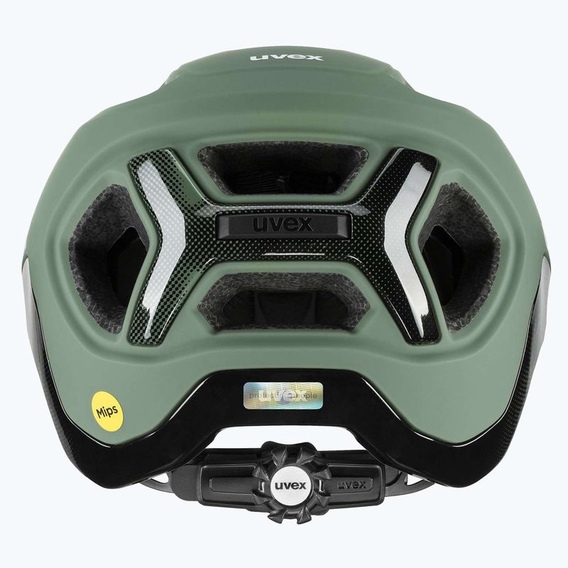 Cyklistická přilba UVEX React MIPS moss green/black matt 10