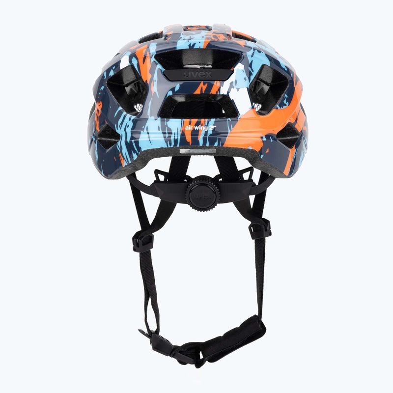 Dětská cyklistická helma UVEX Air Wing 2 papaya/bubble blue 4